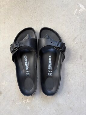 ✨ Birkenstock Barbados EVA Black Slides Sandals EU 37 ✨